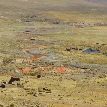 Landscape between Huayna Potosi and La Paz